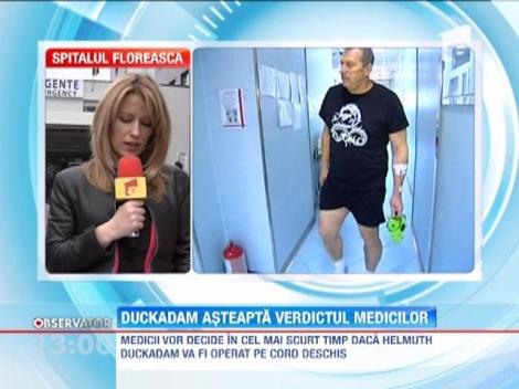 Helmuth Duckadam asteapta verdictul medicilor