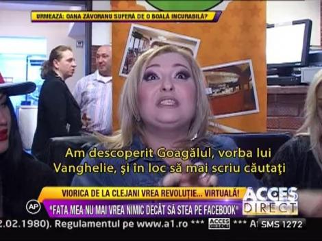 Viorica de la Clejani se razboieste cu Facebook-ul!