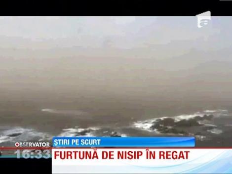 Furtuna de nisip in Regat