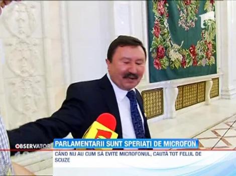 Parlamentarii sunt speriati de microfon