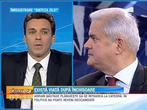 Adrian Nastase, primul interviu dupa eliberarea din penitenciar