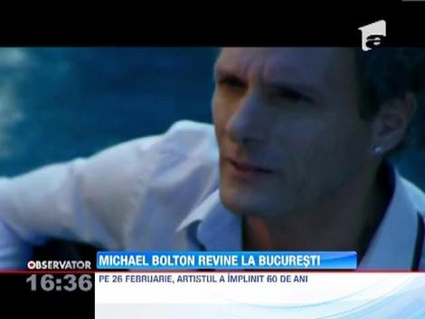Michael Bolton revine la Bucuresti. Ce pretentii are artistul
