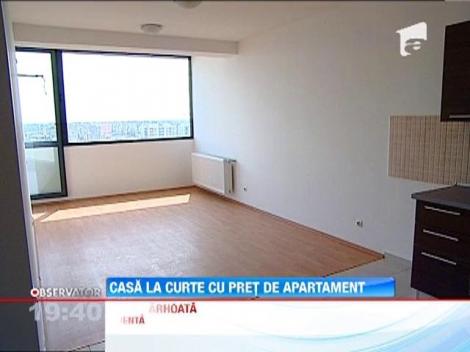 Casa la curte la pret de apartament