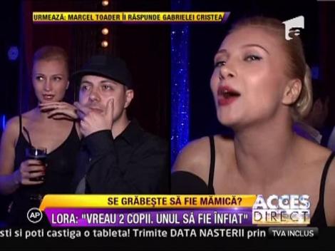 Jurata de la "Next Star", Lora, vrea copii: "Unul sa fie infiat"