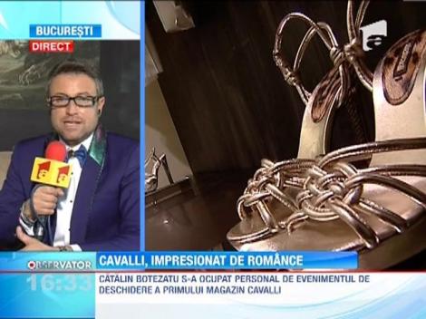 Catalin Botezatu a fost gazda evenimentului de deschidere a magazinului Roberto Cavalli