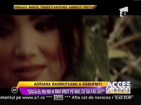 Adriana Bahmuteanu a izbucnit in lacrimi din cauza problemelor