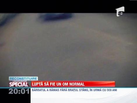 Profesorul de sport ramas fara un brat in urma unui accident de tren lupta sa fie normal