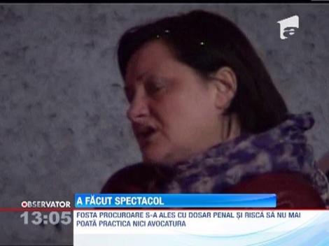 Fosta procuroare, prinsa bauta la volan