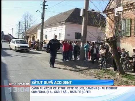 Sofer batut dupa ce a ranit 3 copile care se jucau pe trotuar