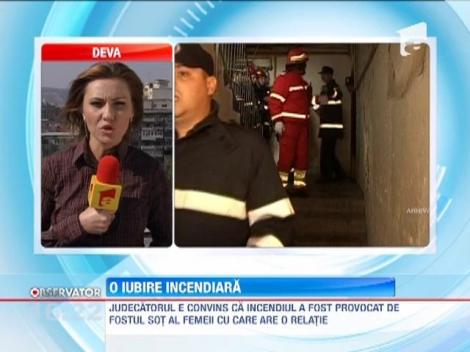 A incercat sa incedieze casa fostei sotii, din gelozie