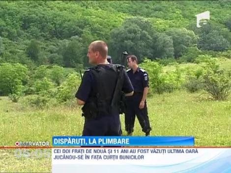 Doi frati de 9 si 11 ani dati disparuti in Vaslui, cautati de peste 100 de politisti si jandarmi