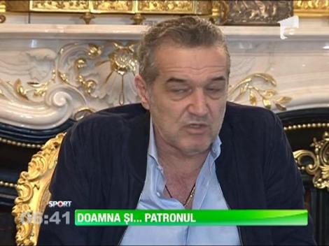 Gigi Becali o cearta pe sotia antrenorului Reghe