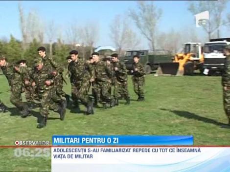 Militari pentru o zi