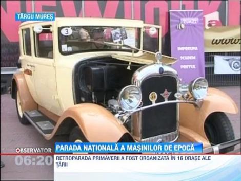 Parada nationala a masinilor de epoca a avut loc in 16 orase ale tarii