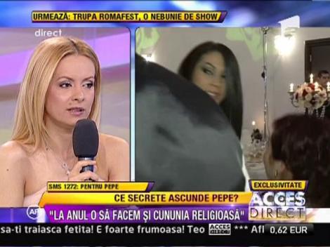 Pepe: "Raluca nu e perosana publica! E sotia mea"