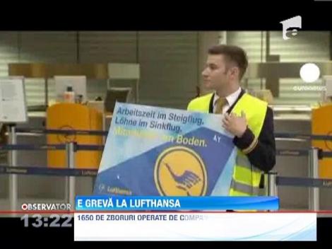 Greva de amploare la Lufthansa
