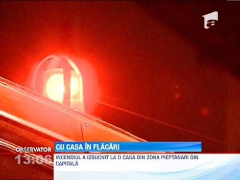 Incendiu violent in Bucuresti