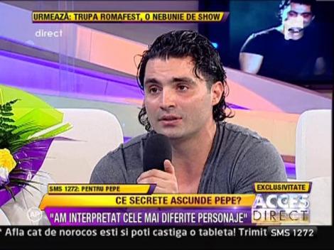 Pepe: "Mi-a palcut sa fiu in pielea Vioricai de la Clejani"
