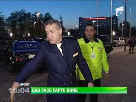 Gigi Becali face fapte bune