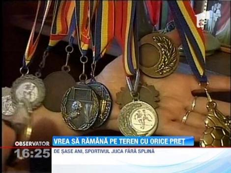 Tanarul portar din Oradea fara un rinichi vrea sa ramana pe teren cu orice pret