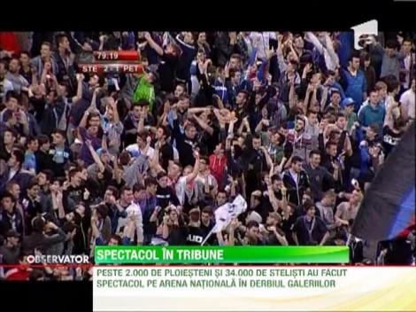 Fanii Petrolului si ai Stelei au facut spectacol pe National Arena