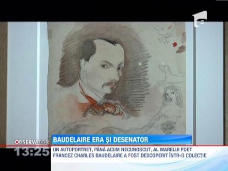 Poetul francez Charles Baudelaire era si pictor