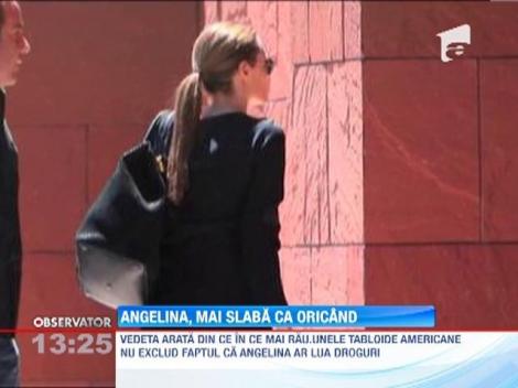 Angelina Jolie, mai slaba ca oricand! 