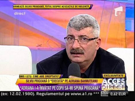 Silviu Prigoana: "Eu sanctionez copiii altfel, nu cu batai"