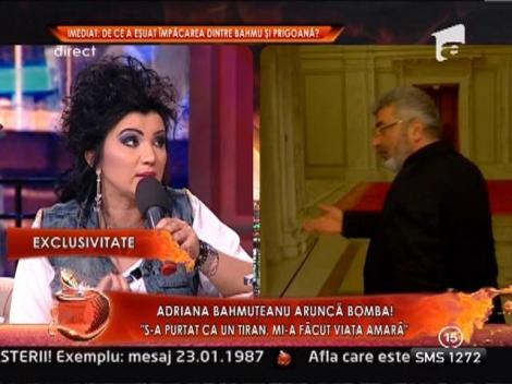 Adriana Bahmuteanu ataca: "M-a lasat insarcinata si a plecat in America"