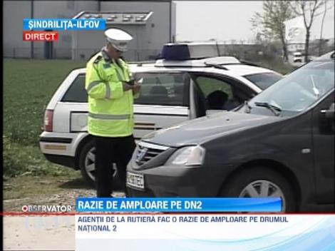 Razie de amploare pe DN2