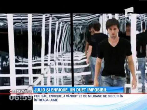Julio Iglesias exclude un duet cu fiul sau Enrique! "A canta impreuna cu el mi se pare ceva comercial"