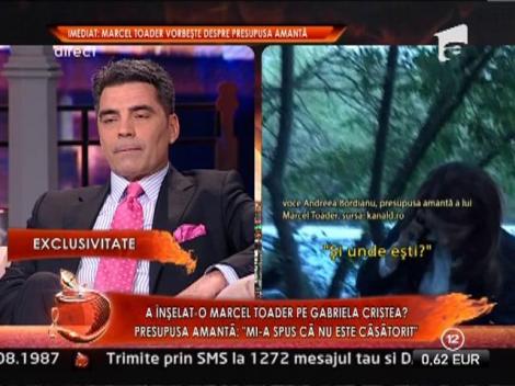 Presupusa amanta a lui Marcel Toader: "Mi-a spus ca nu este casatorit"