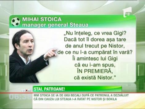 MM Stoica a sarit la gatul lui Gigi Becali!