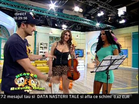 Daniela Crudu, prima lectie de viola