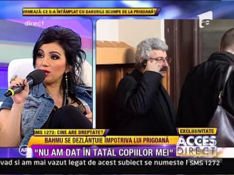 Adriana Bahmuteanu: "Daca sotul meu avea intelepciune, nu baga divort"