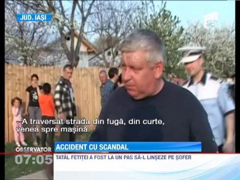 Accident cu scandal