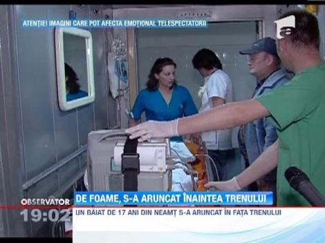 A vrut sa fie infirm, ca sa poata cersi! Un adolescent s-a aruncat in fata trenului ca sa ramana fara picioare