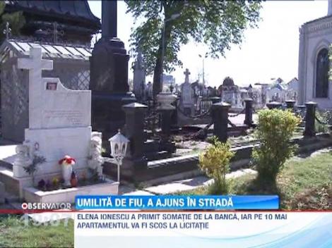 Bolnava de cancer si abandonata de fiu, sotia fostului fotbalist Nae Ionescu, de la Petrolul Ploiesti, risca sa ramana pe strada