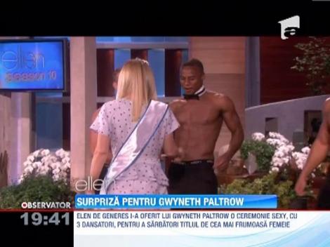 Gwyneth Paltrow a avut parte de o surpriza fierbinte la "Ellen DeGeneres Show"