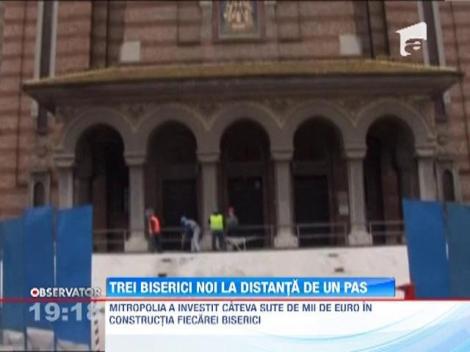 Mitropolia Timisoara a construit o casa parohiala si trei biserici noi la zece metri distanta