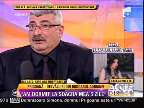 Silviu Prigoana o ameninta in direct pe Adriana Bahmuteanu!