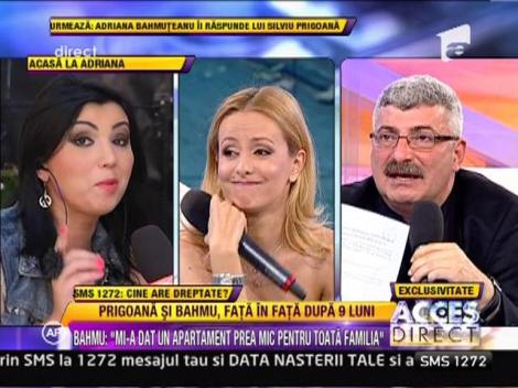 Dialog halucinant intre Silviu Prigoana si Adriana Bahmuteanu