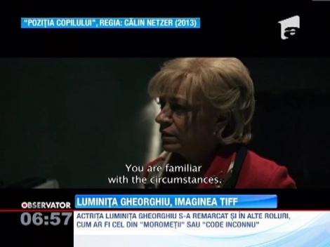Luminita Gheorghiu va fi imaginea "Tiff 2013"