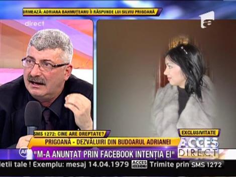 Silviu Prigoana: "Ea mi-a acceptat dragostea pentru bani"