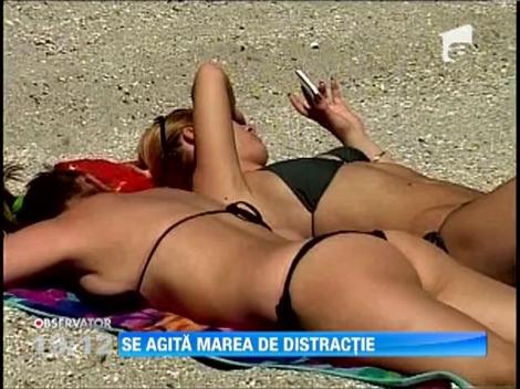 Radu Mazare a iesit cu zmeul pe mare sa inspecteze plajele