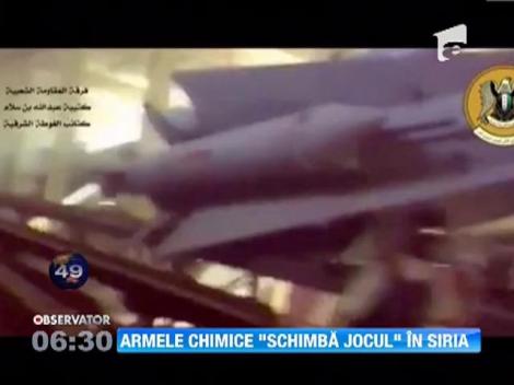 Regimul din Siria, amenintat de SUA pentru folosirea de arme chimice