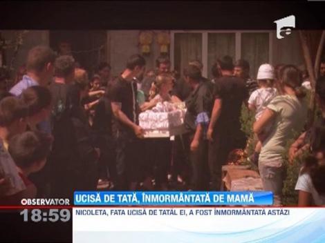 Fetita de patru ani ucisa de tata, din razbunare, inmormantata astazi