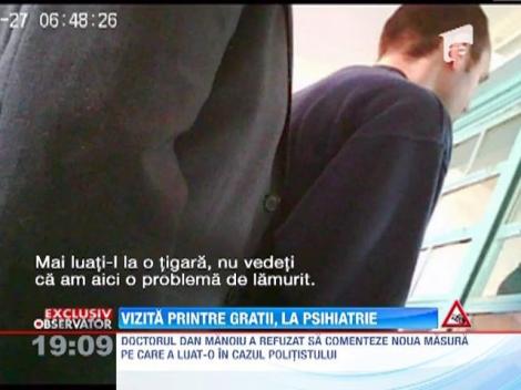 Politistul din Targoviste internat cu forta la psihiatrie isi vede mama doar printre gratii