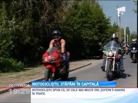 Capitala, sub imperiul vehiculelor cu doua roti