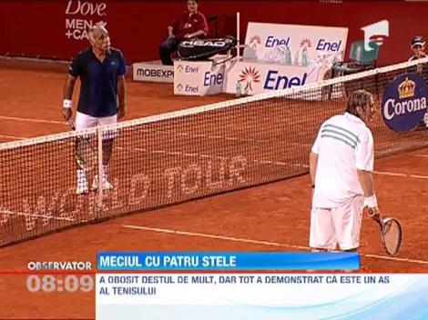 Ilie Nastase a facut spectacol intr-un meci demonstrativ la arenele BNR